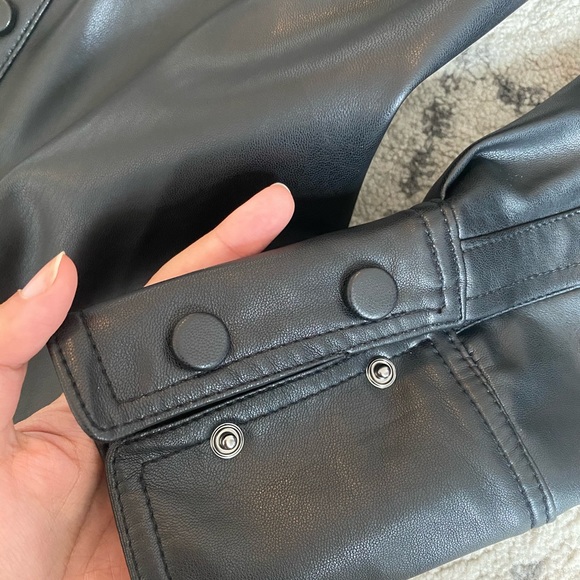 Zara Faux Leather Jacket NWOT - New without tags - Picture 5 of 8